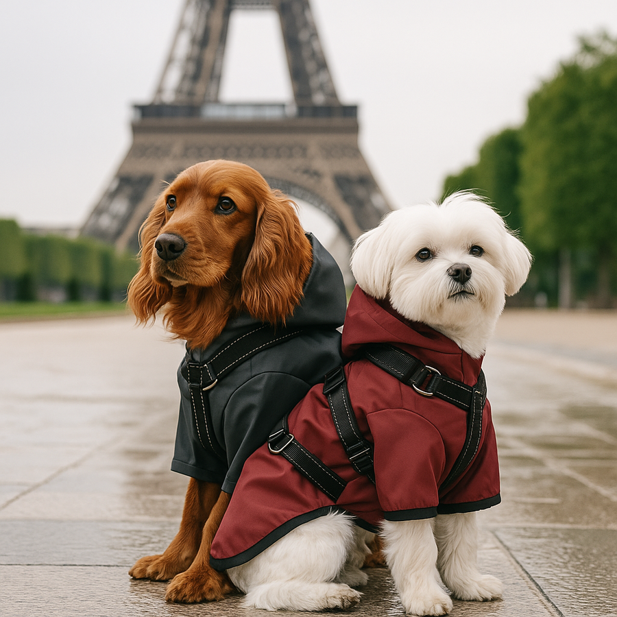 Le Woof Woof™ – Manteau Harnais Imperméable