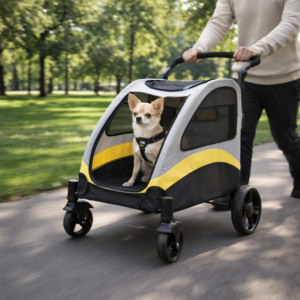 JoliRoll™ — Poussette Confort Grand Chien