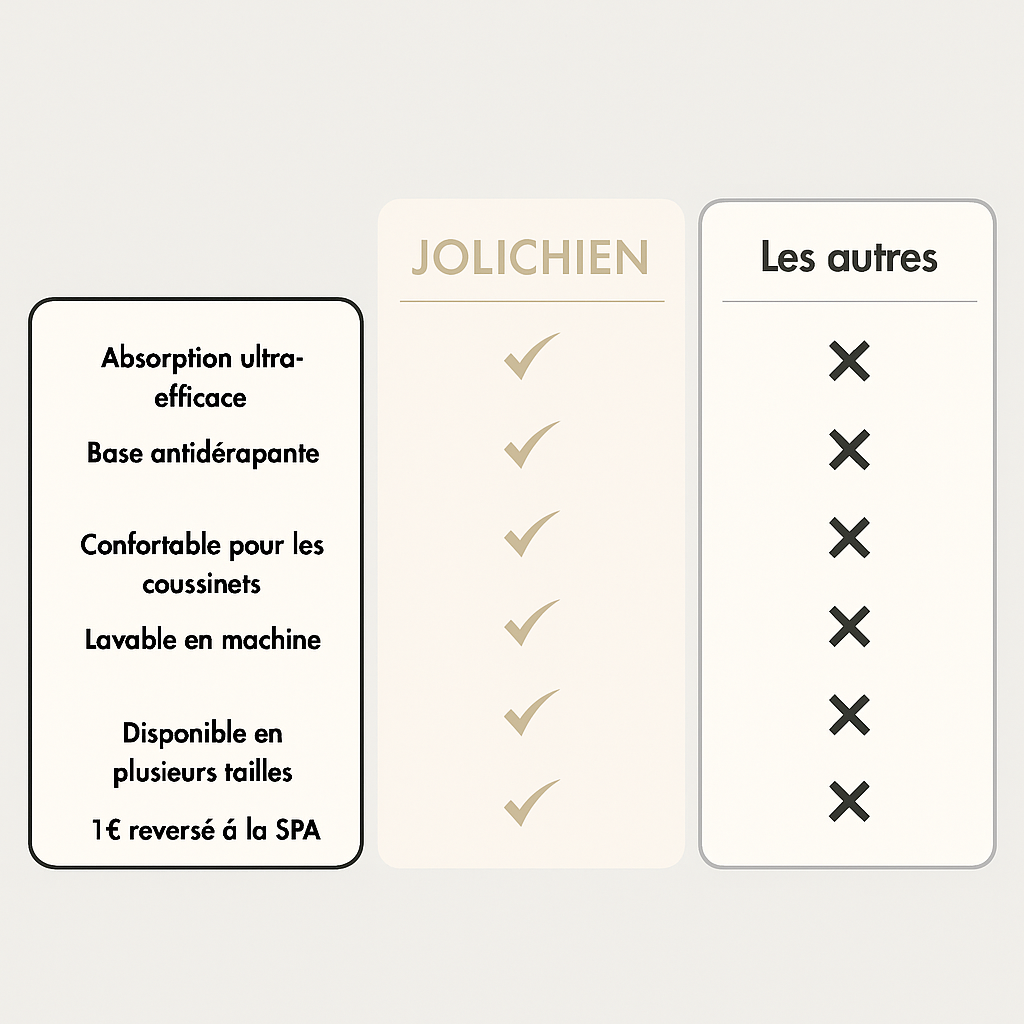 JoliPattes™ — Tapis absorbant
