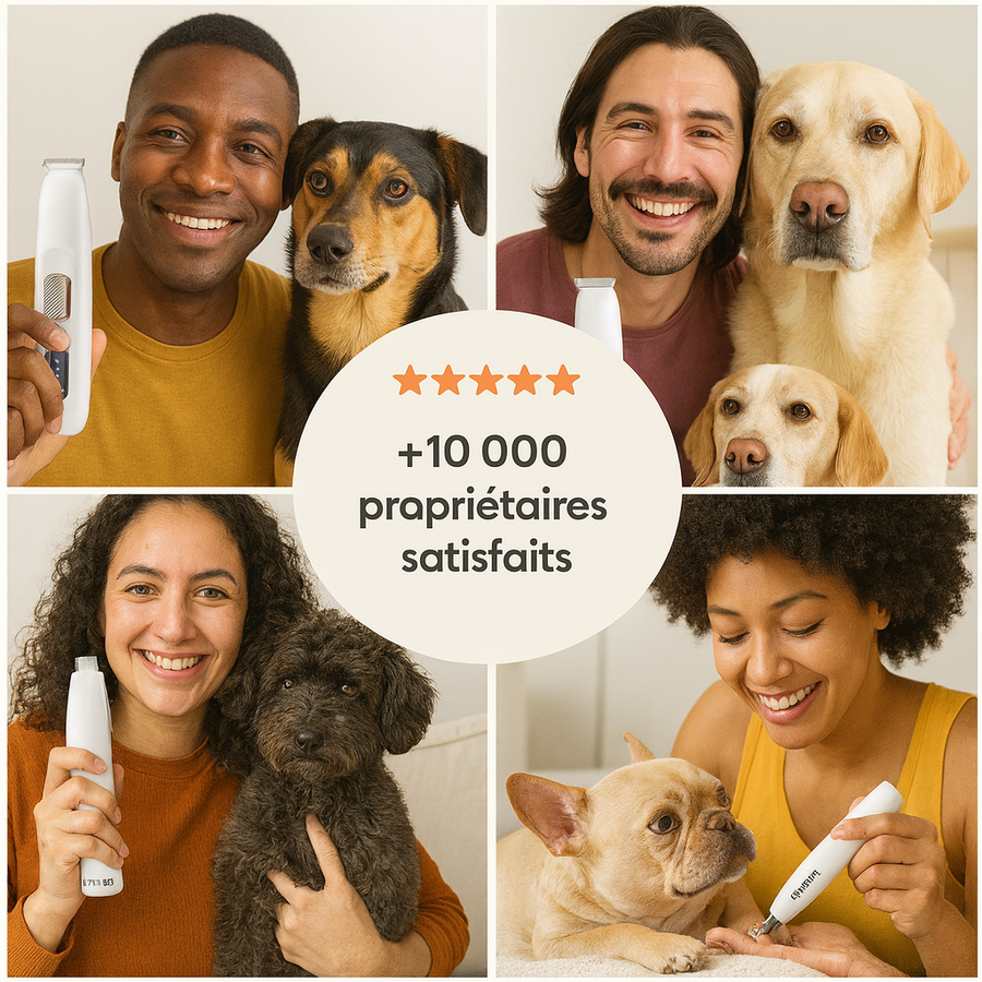 Le Précis™ — Tondeuse Silencieuse pour Pattes & Toilettage